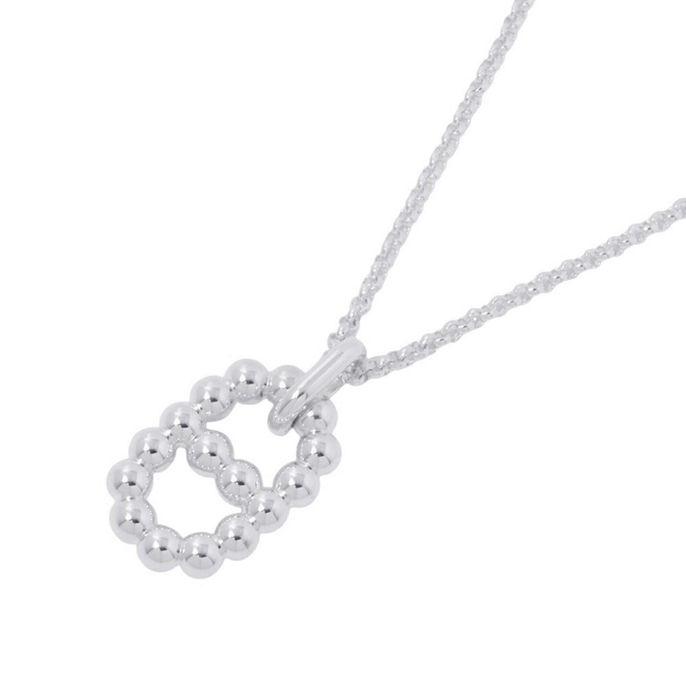 HERMES Silver Necklace